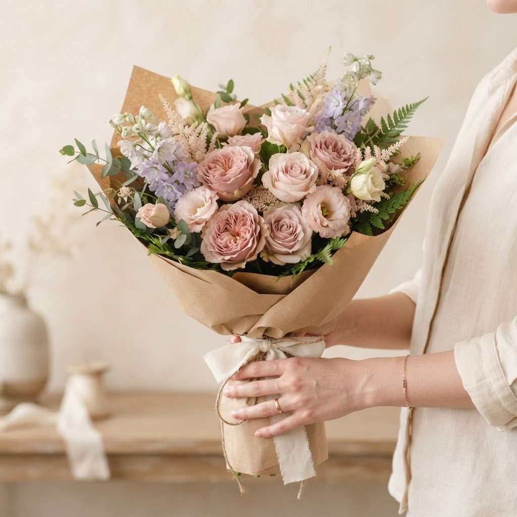 Contoh Hand Bouquet oleh Anzalia Florist