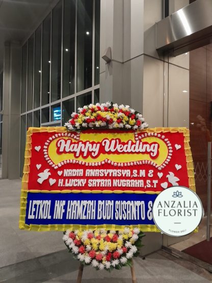 Bunga Papan Wedding