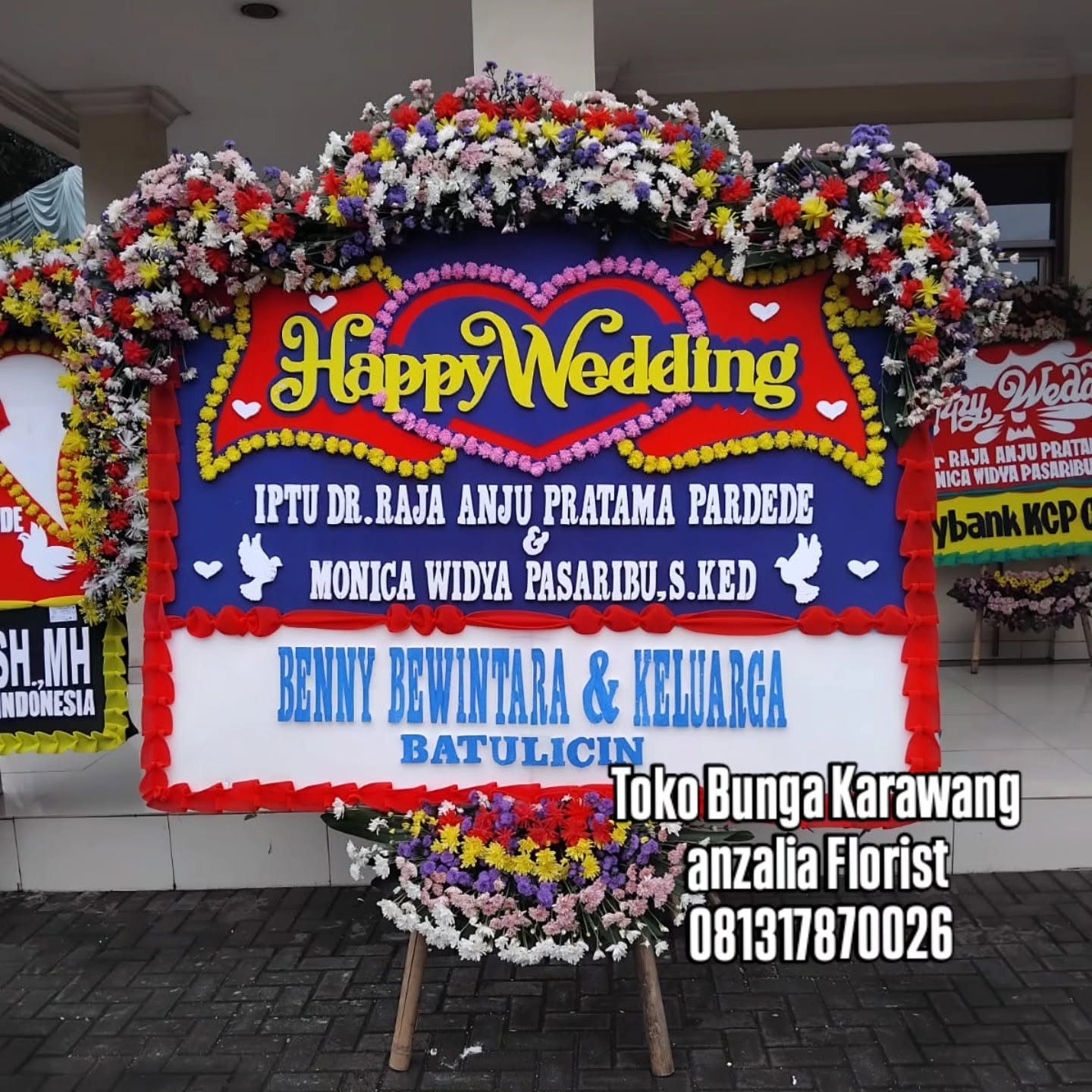 Bunga Papan Wedding